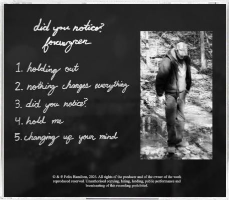 (PRE-ORDER) forevergreen - did you notice? EP - CD